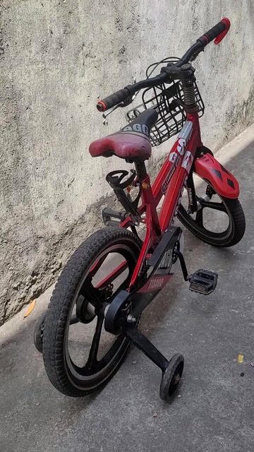 Xe đạp cũ trẻ em Tisago Đỏ Kim loại. Mua bán Xe đạp tại Quận Tân Phú Tp Hồ Chí Minh được đăng bởi Tu Duong hình 1