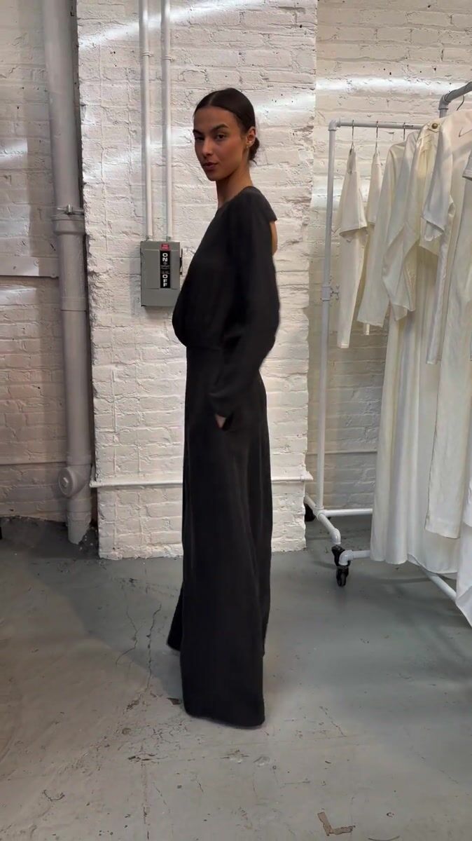 Evening Cirrus Long Sleeve Dress