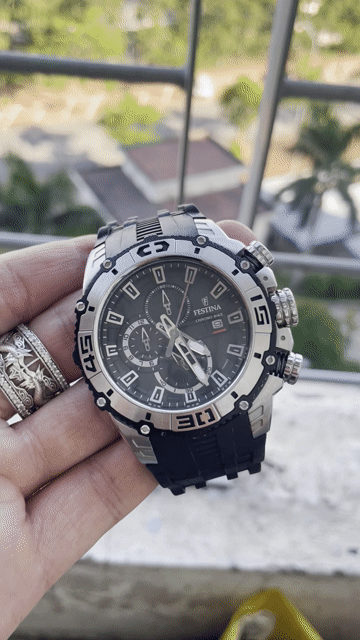 Đồng hồ Festina F16600/F16601 Chronograph Nam Đen. Mua bán Đồng hồ tại Huyện Tiên Lữ Hưng Yên được đăng bởi Sử  hình 1