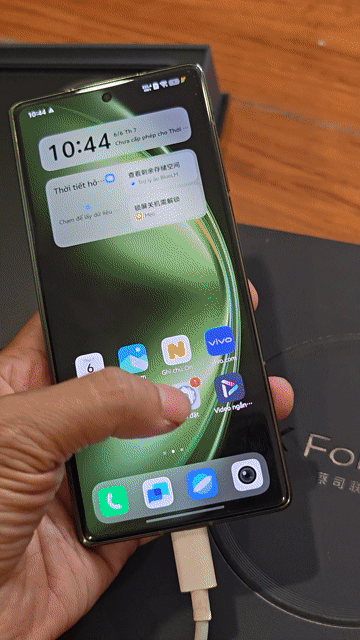 Vivo X Fold5 256GB Xanh. Mua bán Điện thoại tại Quận Hai Bà Trưng Hà Nội được đăng bởi Huy Máy Tàu hình 1