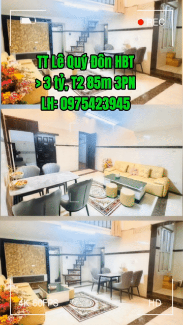 Mua bán Căn hộ Chung cư Quận Hai Bà Trưng Hà Nội diện tích 85 m² giá 3,95 tỷ