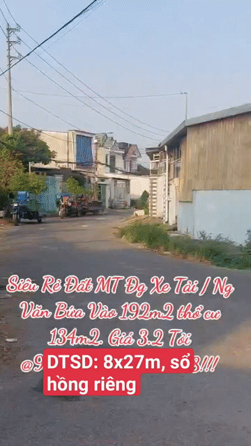 Mua bán Đất Huyện Hóc Môn Tp Hồ Chí Minh diện tích 192 m² giá 3,2 tỷ