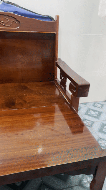 Ghế gỗ trường kỹ. Mua bán Bàn ghế tại Thị xã Bến Cát Bình Dương được đăng bởi kilu huỳnh hình 1