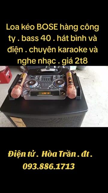 Loa kéo BOSE Bass 40 Đen. Mua bán Tivi, Âm thanh tại Huyện Củ Chi Tp Hồ Chí Minh được đăng bởi HÒA TRẦN 1 hình 1