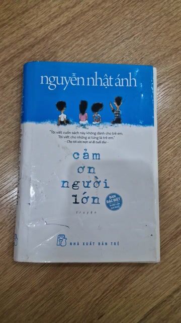 Sách Cảm ơn người lớn - Nguyễn Nhật Ánh