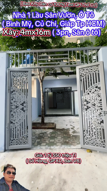 Mua bán Nhà ở Huyện Củ Chi Tp Hồ Chí Minh diện tích 16 m² giá 1,55 tỷ