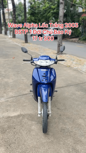 🌈 Wave Alpha Lốc Trắng 2003 BSTP Bao Công Chứng. Mua bán Xe máy tại Thành phố Thủ Đức Tp Hồ Chí Minh được đăng bởi Xe Máy Trường Thịnh hình 1