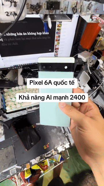 Google Pixel 6a Xanh SM AI mạnh. Mua bán Điện thoại tại Quận Tân Bình Tp Hồ Chí Minh được đăng bởi như ý hình 1