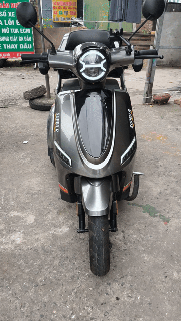 Xe điện 3 bánh Super R Xám 4867 km. Mua bán Xe máy tại Quận Hoàng Mai Hà Nội được đăng bởi Nguyễn Sơn hình 1