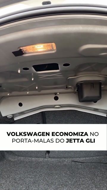 VOLKSWAGEN ECONOMIZA NO PORTA-MALAS DO JETTA GLI