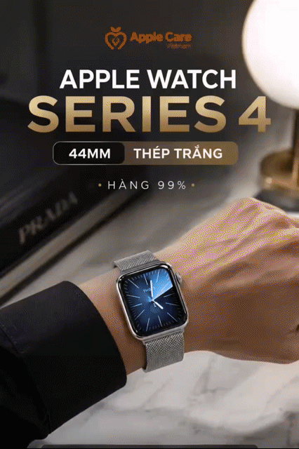 Apple Watch Series 4 44mm Thép Trắng. Mua bán Thiết bị đeo thông minh tại Quận 5 Tp Hồ Chí Minh được đăng bởi A C V N hình 1