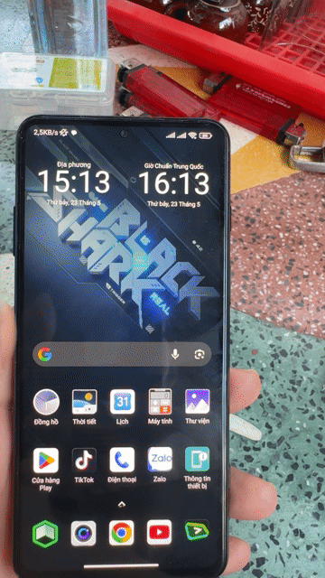 Black Shark 5 256GB Đen. Mua bán Điện thoại tại Huyện Bình Xuyên Vĩnh Phúc được đăng bởi Little Dragon hình 1