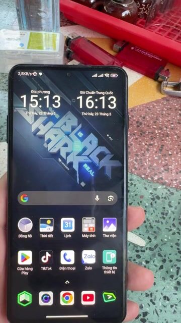 Black Shark 5 256GB Đen. Mua bán Điện thoại tại Huyện Bình Xuyên Vĩnh Phúc được đăng bởi Little Dragon hình 1