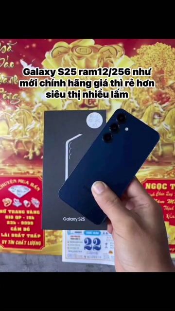 Samsung Galaxy S25 12GB/256GB Xanh Navy như mới. Mua bán Điện thoại tại Quận Ninh Kiều Cần Thơ được đăng bởi CẦM ĐỒ TRUNG HẬU   hình 1