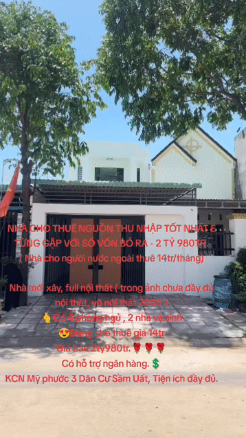 Mua bán Nhà ở Thị xã Bến Cát Bình Dương diện tích 150 m² giá 2,98 tỷ