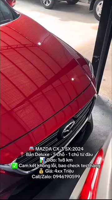 Mazda CX 3 2024 Deluxe 1.5 AT - 16000 km. Mua bán Ô tô tại Thành phố Kon Tum Kon Tum được đăng bởi Trung hình 1