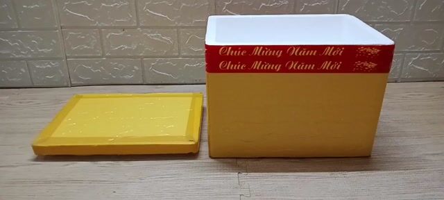 Thùng Xốp Mới; Thanh Lý Tồn Kho; (30 X 22 X 24cm).
