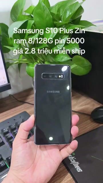 Samsung S10 Plus 128GB Màn zin mượt. Mua bán Điện thoại tại Quận Hà Đông Hà Nội được đăng bởi Shop Điện Thoại Cũ Zin hình 1