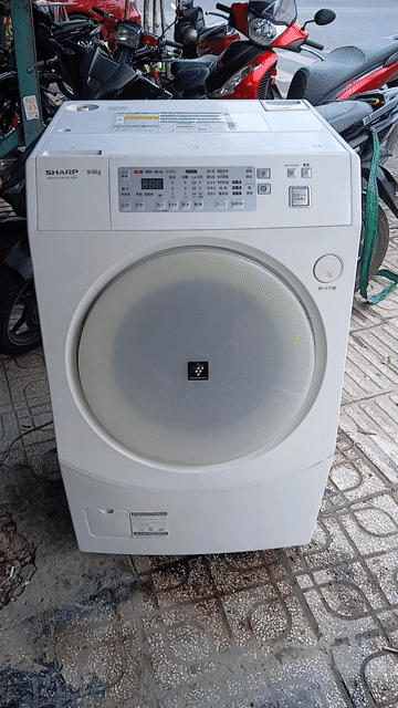 Máy giặt sấy Sharp nội địa nhật ES-V220 9kg. Mua bán Máy giặt tại Huyện Thống Nhất Đồng Nai được đăng bởi Long hình 1