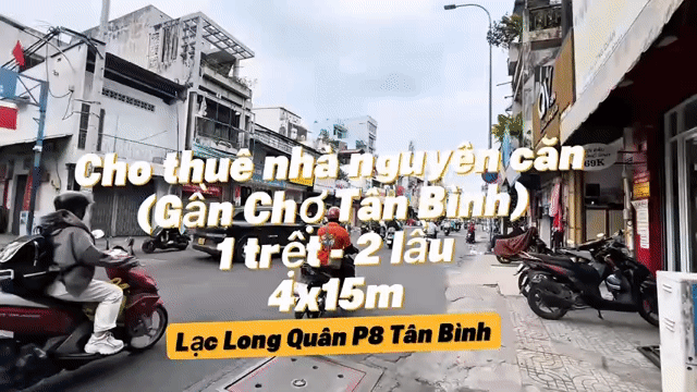 Cho thuê Nhà ở Quận Tân Bình Tp Hồ Chí Minh diện tích 60 m² giá 18 triệu/tháng