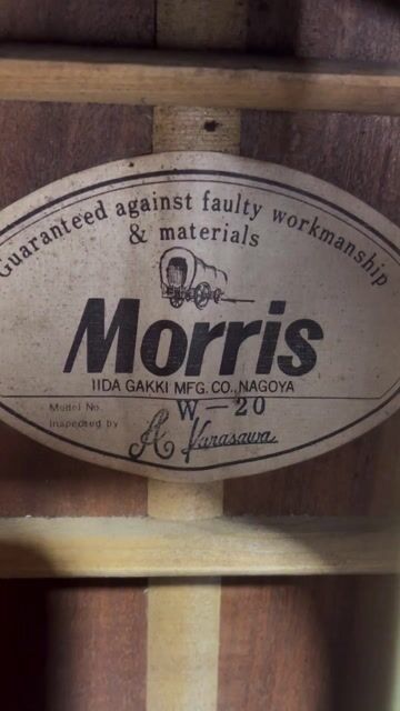 Đàn guitar acoustic Morris W20 đã qua sử dụng. Mua bán Nhạc cụ tại Quận Tân Phú Tp Hồ Chí Minh được đăng bởi Phạm Duy Thưởng hình 1