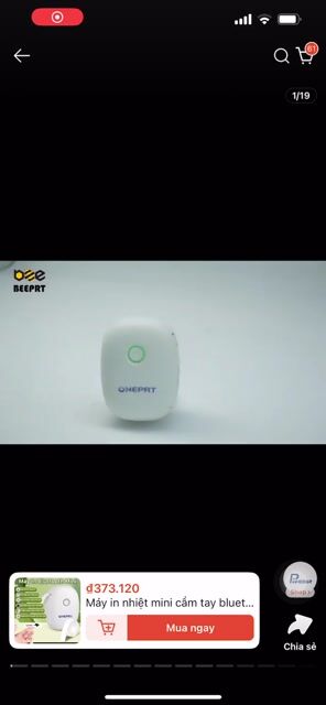 Máy in nhiệt mini cầm tay bluetooth ONEPRT L13