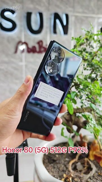 Honor 80 (5G) R12+512 Snap782G Pin4800 Mới 99%. Mua bán Điện thoại tại Huyện Trảng Bàng Tây Ninh được đăng bởi Sun Mobile Shop Điện Thoại Trảng Bàng Tây Ninh 01 hình 1
