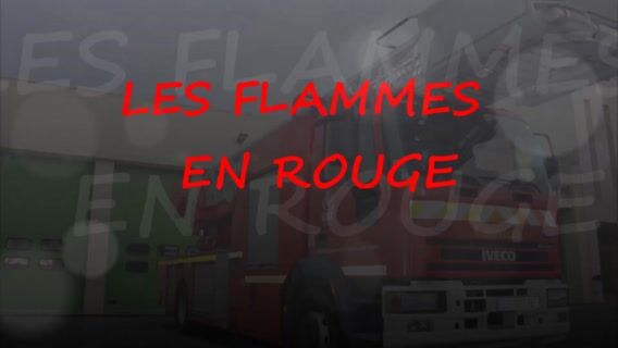 Les flammes en rouge
