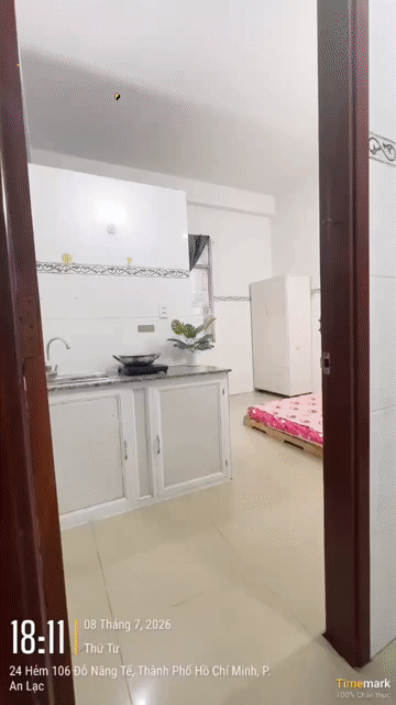 Cho thuê Phòng trọ Quận Bình Tân Tp Hồ Chí Minh diện tích 20 m² giá 3,2 triệu/tháng