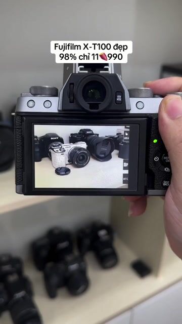 Máy ảnh Fujifilm X-T100 Đen Bạc đẹp 98%. Mua bán Máy ảnh, Máy quay tại Quận 5 Tp Hồ Chí Minh được đăng bởi Phan Thế Phong  hình 1