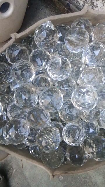 Quả cầu trang trí Pha lê Trong suốt. Mua bán Cây cảnh, đồ trang trí tại Quận 6 Tp Hồ Chí Minh được đăng bởi Ngọc Lực hình 1