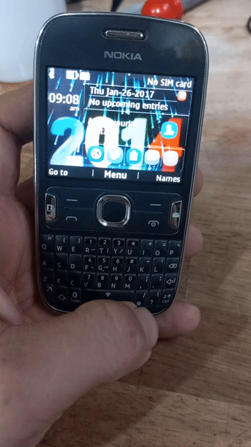 Điện thoại Nokia 302 Đen. Mua bán Điện thoại tại Thành phố Thủ Đức Tp Hồ Chí Minh được đăng bởi Khoa Trần hình 1