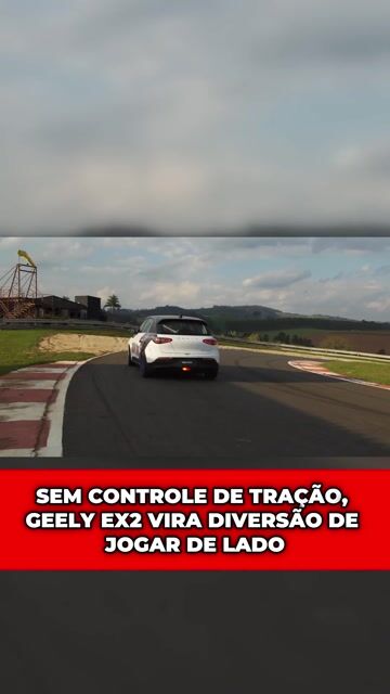 Sem controle de tração, Geely EX2 vira diversão de jogar de lado