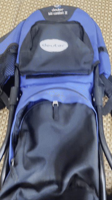 Địu em bé Deuter Kid Comfort II Xanh Đen cũ. Mua bán Mẹ và bé tại Quận Bắc Từ Liêm Hà Nội được đăng bởi Phạm Trường Giang hình 1