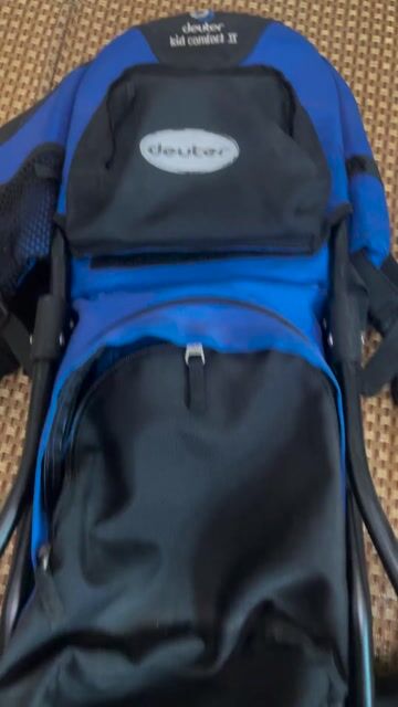 Địu em bé Deuter Kid Comfort II Xanh Đen cũ. Mua bán Mẹ và bé tại Quận Bắc Từ Liêm Hà Nội được đăng bởi Phạm Trường Giang hình 1