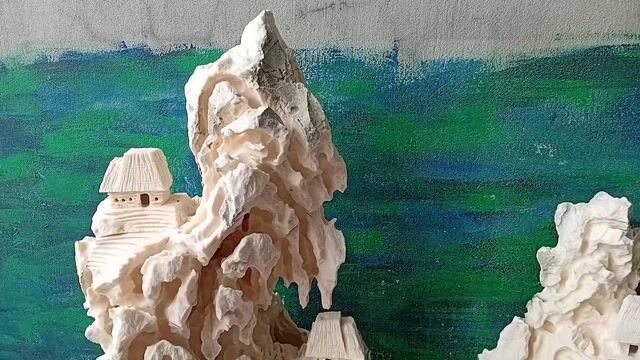 Tiểu cảnh hòn non bộ Đá san hô. Mua bán Cây cảnh, đồ trang trí tại Quận Hai Bà Trưng Hà Nội được đăng bởi NON BỘ MIỀN ĐÔNG hình 1