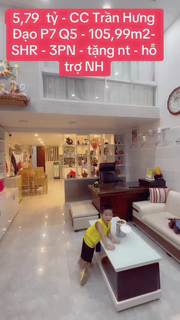 Mua bán Căn hộ Chung cư Quận 5 Tp Hồ Chí Minh diện tích 105.9897 m² giá 5,79 tỷ