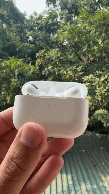 Tai nghe AirPods Pro Gen 1 - Trắng - Cũ - No Box. Mua bán Tivi, Âm thanh tại Huyện Hoài Đức Hà Nội được đăng bởi Mboss Mobile hình 1