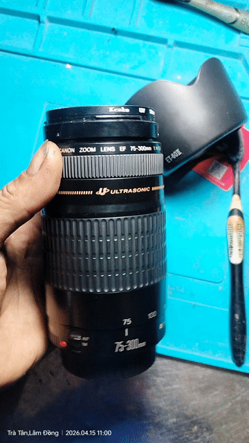 Canon EF 75-300mm f/4-5.6 TẶNG FITER VÀ HOOD. Mua bán Máy ảnh, Máy quay tại Huyện Đức Linh Bình Thuận được đăng bởi TA SAY KO PHẢI VÌ MEN hình 1