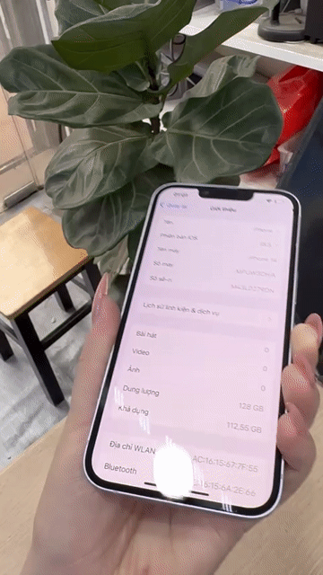 iPhone 14 128GB Tím Đã qua sử dụng. Mua bán Điện thoại tại Quận Hoàng Mai Hà Nội được đăng bởi Oanh Nguyễn hình 1