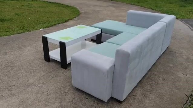 Thanh lý Ghế sofa góc L Vải . Mua bán Bàn ghế tại Quận 12 Tp Hồ Chí Minh được đăng bởi Ngọc Thiện hình 1