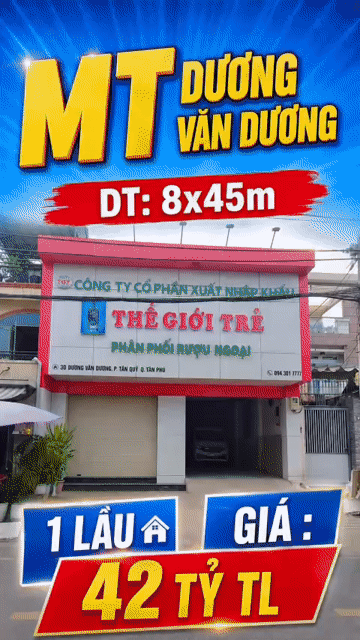 Mua bán Văn phòng, Mặt bằng kinh doanh Quận Tân Phú Tp Hồ Chí Minh diện tích 336 m² giá 42 tỷ