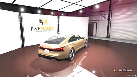FIVEM Audi e-tron GT | Lore Friendly Unmarked Police Car | Working Lights | HQ Interior | Add-On | Optimized | Fivem Ready | High Quality, video preview