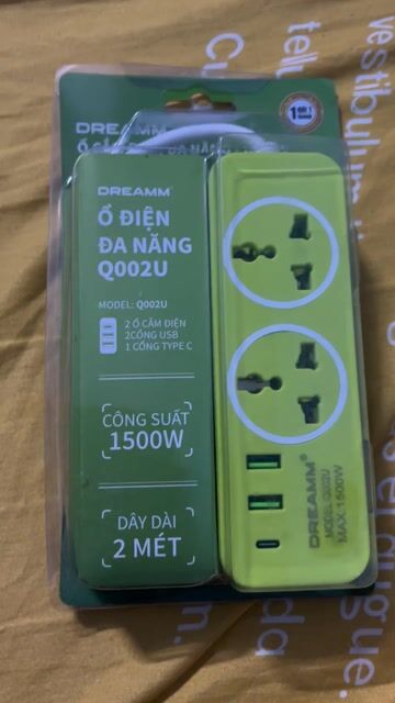 Ổ cắm điện DREAMM Q002U Xanh lá. Mua bán Nội thất, đồ gia dụng khác tại Quận Liên Chiểu Đà Nẵng được đăng bởi NGUYỄN HUY hình 1