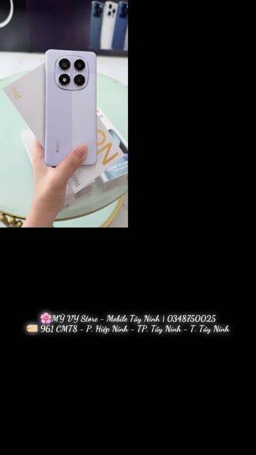 Xiaomi Redmi Note 14 Pro 5G 256GB Tím Like New. Mua bán Điện thoại tại Thành phố Tây Ninh Tây Ninh được đăng bởi Mỹ Vy Store Mobile Tây Ninh hình 1