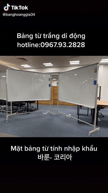 Bảng từ trắng di động dễ viết, xoá êm. Mua bán Đồ dùng văn phòng tại Huyện Thường Tín Hà Nội được đăng bởi Nguyễn Quang Anh hình 1