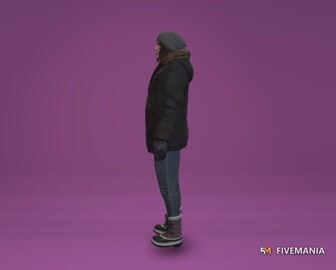 Fourtee | Female Ped | Multiple Outfits | Optimized & Fivem Ready [Add-On] — video preview