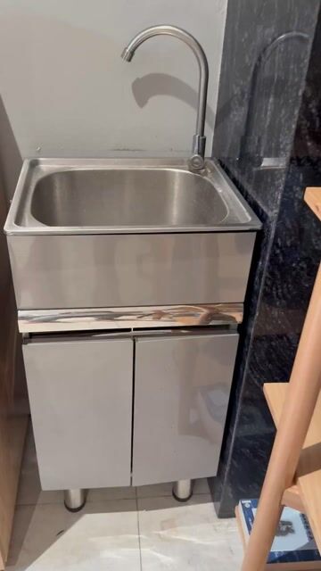 Bồn rửa chén Thép không gỉ Bạc. Mua bán Thiết bị vệ sinh, nhà tắm tại Quận Tây Hồ Hà Nội được đăng bởi Anda Nguyen hình 1