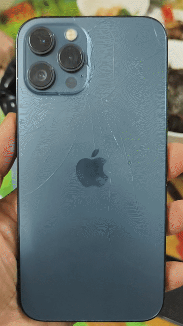 iPhone 12 Pro Max Xanh Vỡ lưng. Mua bán Điện thoại tại Huyện Thanh Trì Hà Nội được đăng bởi tung hình 1