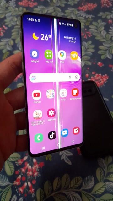 Samsung Galaxy S10 Trắng Màn hình sọc. Mua bán Điện thoại tại Quận 3 Tp Hồ Chí Minh được đăng bởi a Khoa hình 1